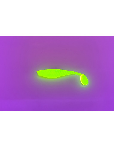 🔥 Shad Alpha 9 cm Chartreuse | Leurres Souples Perche, Sandre, Bar, Brochet,...| Kestufish 🎣