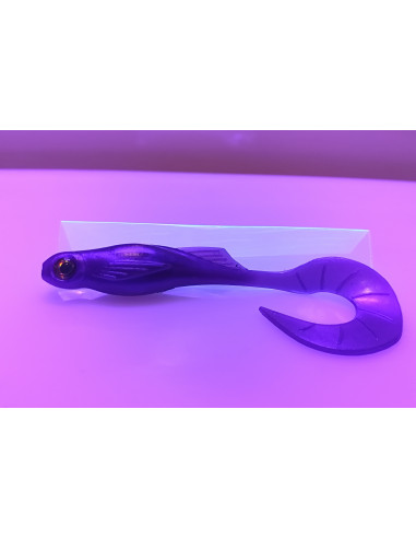 🔥 Bubulle Grub Violet Nacré | Leurres Souples Gros Carnassiers | Kestufish 🎣