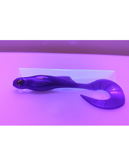 🔥 Bubulle Grub Violet Nacré | Leurres Souples Gros Carnassiers | Kestufish 🎣