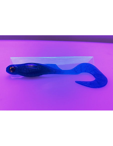 🔥 Bubulle Grub Bleu Electrique | Leurres Souples Gros Carnassiers | Kestufish 🎣