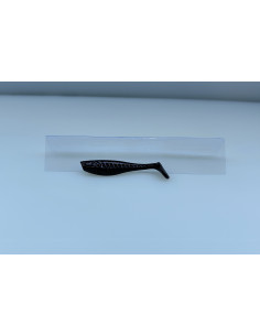 🔥 Shad Alpha 6 cm Noir Pailleté | Leurres Souples Perche, Truite & Black bass| Kestufish 🎣