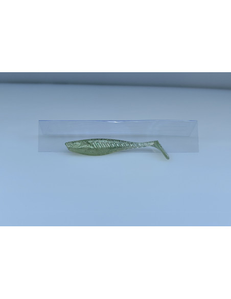 🔥 Shad Alpha 9 cm Vert Irisé | Leurres Souples Perche & Sandre | Kestufish 🎣