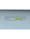 🔥 Shad Alpha 9 cm Blanc queue chartreuse | Leurres Souples Perche & Sandre | Kestufish 🎣