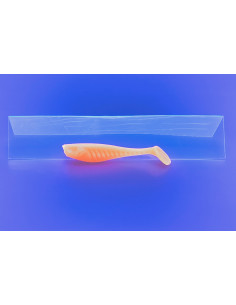 🔥 Shad Alpha 6 cm Orange Fluo | Leurres Souples Perche, Truite & Black bass| Kestufish 🎣 2