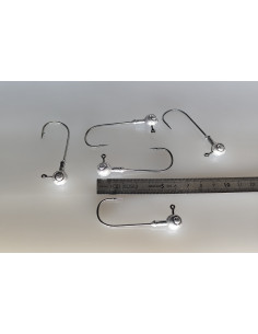 Tête plombée 10 g Hameçon 7/0 – Lot de 5 | Kestufish Made in France