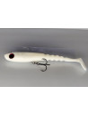 🔥 Ch'ti Shad 17 cm Prémonté (44 g) Blanc | Leurre Souple Brochet & Silure | Kestufish 🎣
