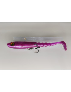 🔥 Ch'ti Shad 17 cm Prémonté (44 g) Violet Nacré | Leurre Souple Brochet & Silure | Kestufish 🎣
