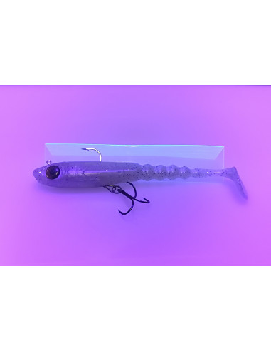 🔥 Ch'ti Shad 17 cm Prémonté (44 g) Ice | Leurre Souple Brochet & Silure | Kestufish 🎣