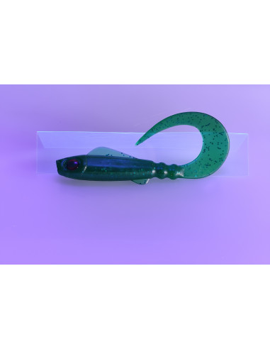 🔥 Ch'ti Grub Vert Emeraude – Leurres Souples Sandre, Perche & Black-Bass | Kestufish 🎣