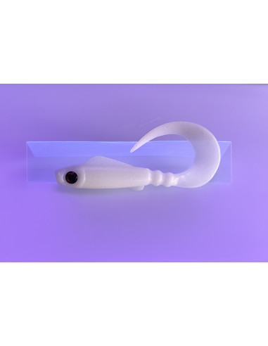 🔥 Ch'ti Grub Blanc – Leurres Souples Sandre, Perche & Black-Bass | Kestufish 🎣