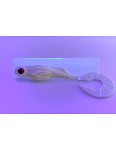 🔥 Bubulle Grub Blanc | Leurres Souples Gros Carnassiers | Kestufish 🎣