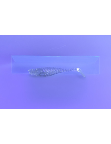 🔥 Shad Alpha 9 cm Translucide Pailleté | Leurres Souples Perche & Sandre | Kestufish 🎣