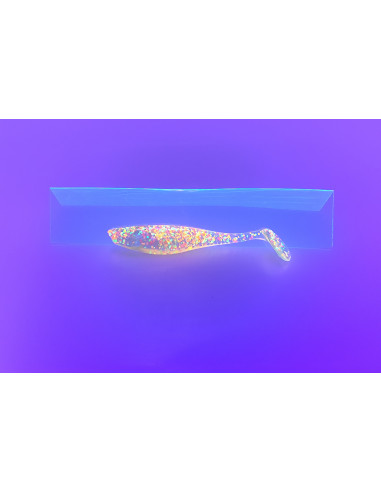 🔥 Shad Alpha 9 cm Disco UV | Leurres Souples Perche & Sandre | Kestufish