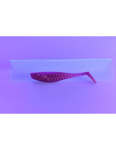 🔥 Shad Alpha 9 cm Violet Nacré | Leurres Souples Perche & Sandre | Kestufish