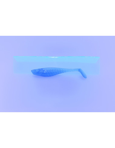 🔥 Shad Alpha 9 cm Bleu Electrique | Leurres Souples Perche & Sandre | Kestufish