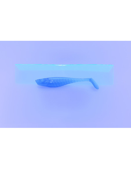 🔥 Shad Alpha 9 cm Bleu Electrique | Leurres Souples Perche & Sandre | Kestufish
