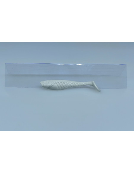 🔥 Shad Alpha 6 cm Blanc | Leurres Souples Perche, Truite & Black bass| Kestufish 🎣