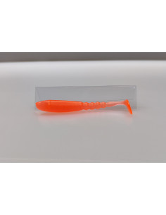 🔥 Ch'ti Shad 9 cm Orange Fluo | Le Leurre Souple Ultime pour les pêches Légères| Kestufish 🎣