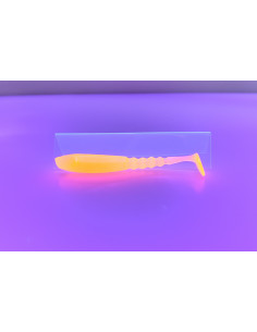 🔥 Ch'ti Shad 9 cm Orange Fluo | Le Leurre Souple Ultime pour les pêches Légères| Kestufish 🎣 2