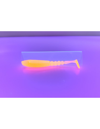 🔥 Ch'ti Shad 9 cm Orange Fluo | Le Leurre Souple Ultime pour les pêches Légères| Kestufish 🎣