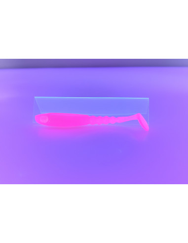 🔥 Ch'ti Shad 9 cm Rose Fluo | Le Leurre Souple Ultime pour les pêches Légères| Kestufish 🎣