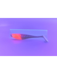 🔥 Shad Alpha 9 cm Blanc à tête rouge | Leurres Souples Perche & Sandre | Kestufish 2