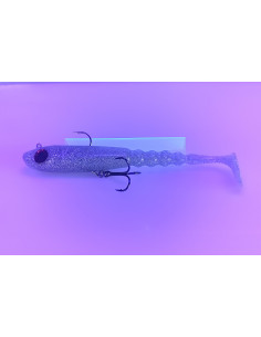 🔥 Ch'ti Shad 17 cm Prémonté Holographique | Leurre Souple Brochet & Silure | Kestufish 🎣 2