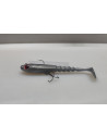 🔥 Ch'ti Shad 17 cm Prémonté Chrome | Leurre Souple Brochet & Silure | Kestufish 🎣