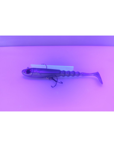 🔥 Ch'ti Shad 17 cm Prémonté Chrome | Leurre Souple Brochet & Silure | Kestufish 🎣