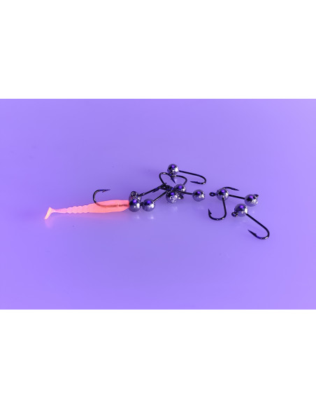 Micro tête plombée 0.8g – Lot de 10 | Pêche UL