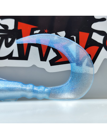 Ch'ti Grub 12cm – Leurre souple artisanal français | Sandre, Brochet, Perche | Kestufish