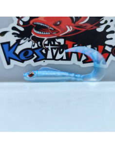 Ch'ti Grub 12cm – Leurre souple artisanal français | Sandre, Brochet, Perche | Kestufish