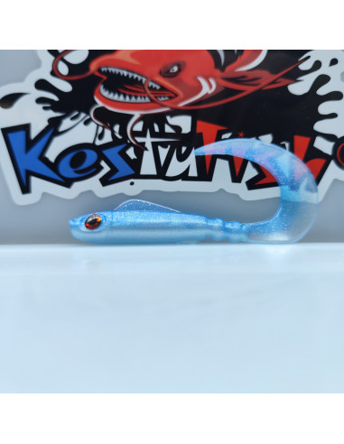 Ch'ti Grub 12cm – Leurre souple artisanal français | Sandre, Brochet, Perche | Kestufish