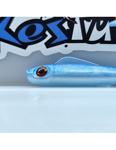 Ch'ti Grub 12cm – Leurre souple artisanal français | Sandre, Brochet, Perche | Kestufish