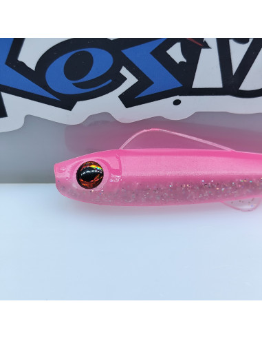 Ch'ti Grub 12cm – Leurre souple artisanal français | Sandre, Brochet, Perche | Kestufish