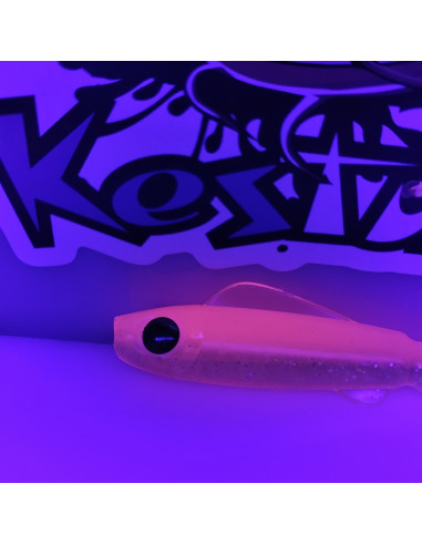 Ch'ti Grub 12cm – Leurre souple artisanal français | Sandre, Brochet, Perche | Kestufish