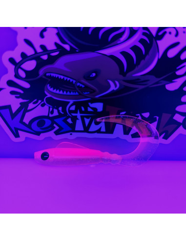 Ch'ti Grub 12cm – Leurre souple artisanal français | Sandre, Brochet, Perche | Kestufish