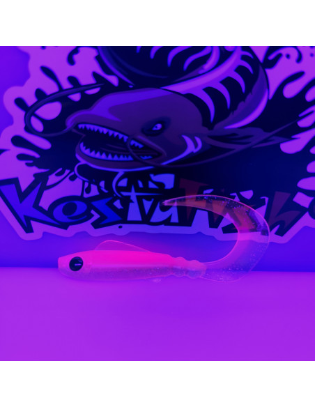 Ch'ti Grub 12cm – Leurre souple artisanal français | Sandre, Brochet, Perche | Kestufish