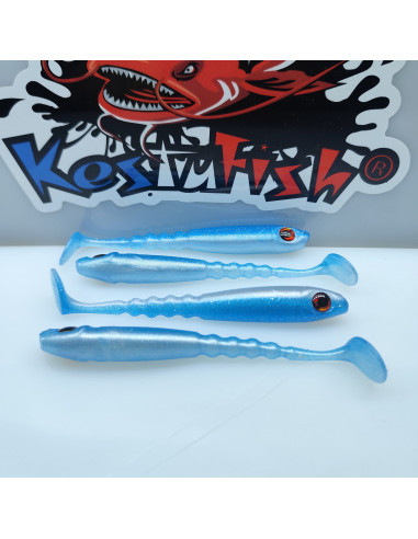 Ch'ti Shad 13cm – Leurre souple shad bicolore | Brochet, Silure, Sandre | Kestufish