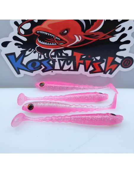 Ch'ti Shad 13cm – Leurre souple shad bicolore | Brochet, Silure, Sandre | Kestufish