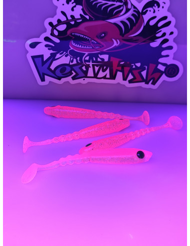 Ch'ti Shad 13cm – Leurre souple shad bicolore | Brochet, Silure, Sandre | Kestufish