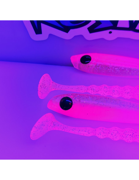 Ch'ti Shad 13cm – Leurre souple shad bicolore | Brochet, Silure, Sandre | Kestufish