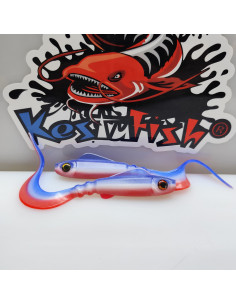 Ch'ti Grub 12cm – Un leurre aux couleurs de la France - Fabrication artisanale