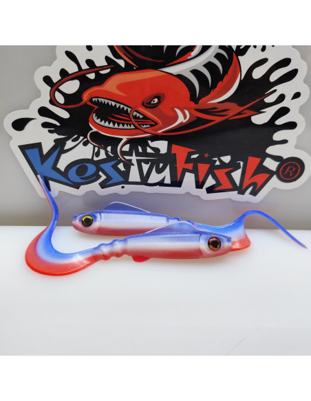 Ch'ti Grub 12cm – Un leurre aux couleurs de la France - Fabrication artisanale
