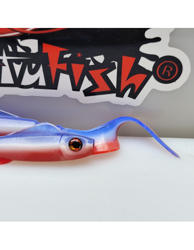 Ch'ti Grub 12cm – Un leurre aux couleurs de la France - Fabrication artisanale