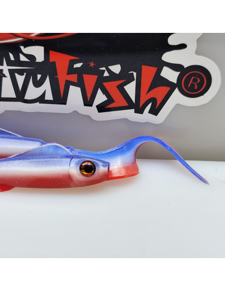 Ch'ti Grub 12cm – Un leurre aux couleurs de la France - Fabrication artisanale